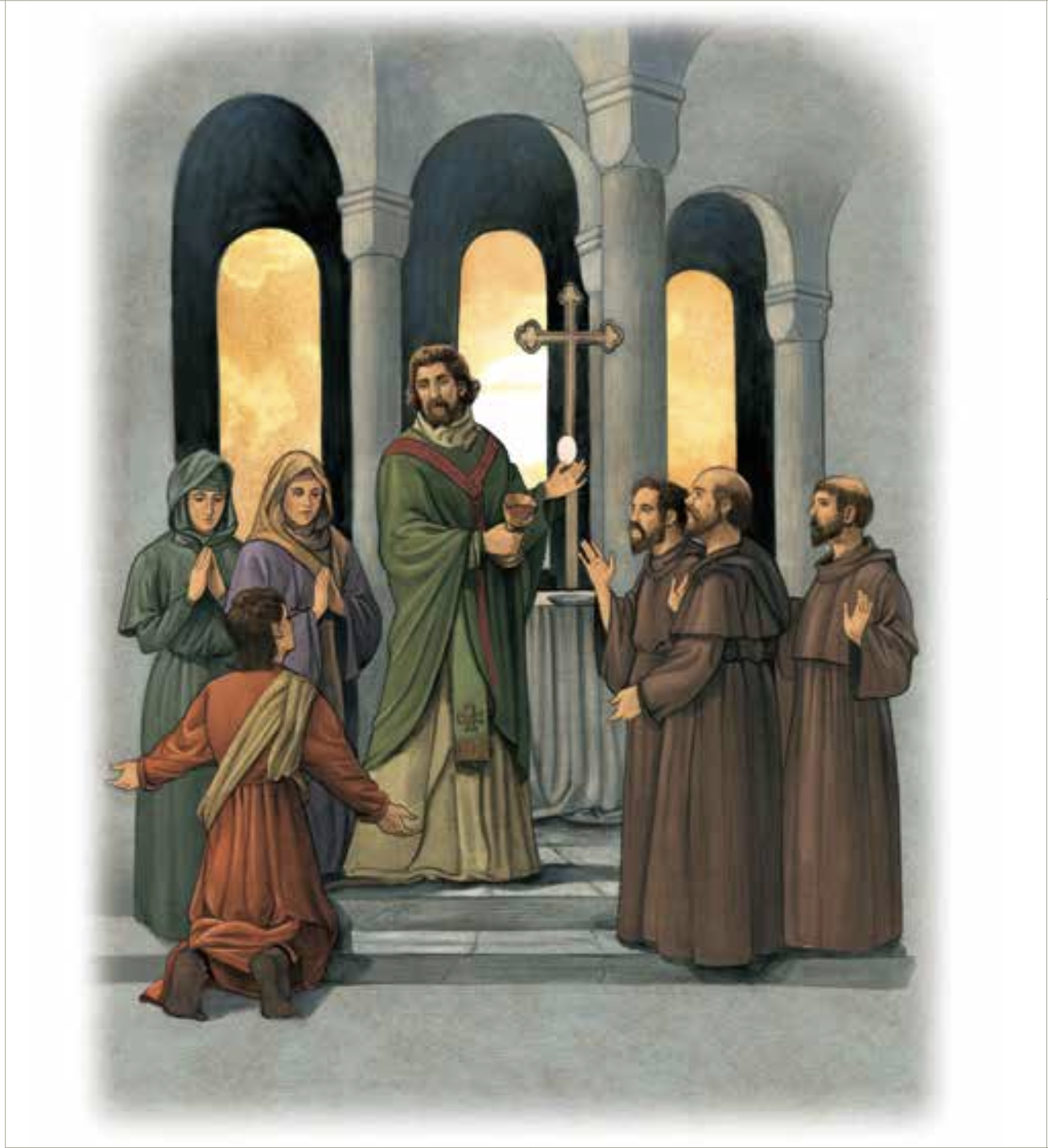 The Eucharistic Miracle of Lanciano - sacred host that became flesh and blood in 750 AD